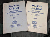 WWII German Soldiers' Song Books "Das Lied Der Front" Heft 1 & 3