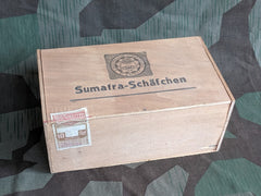WWII German Sumatra-Schäfchen Unopened Box of 100 Cigars