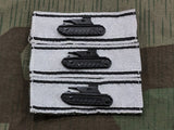 WWII German Reproduction Tank Destruction Badge in Silver