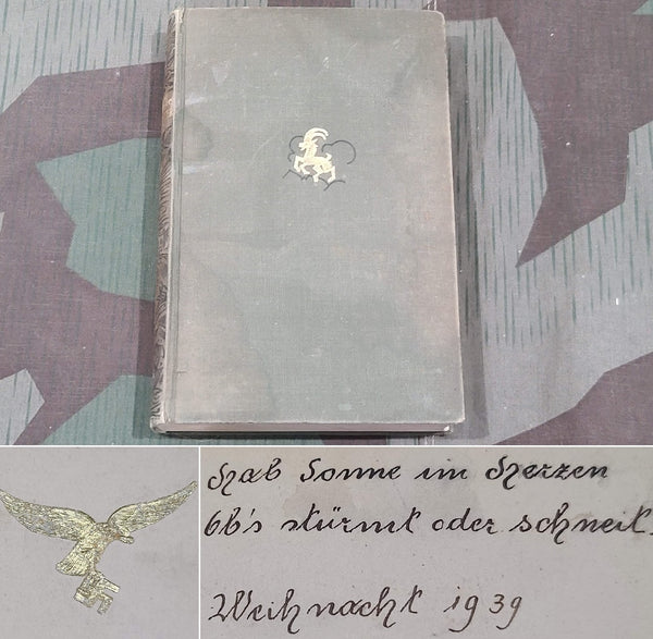 WWII German Weihnachten 1939 Present Book Der Klöster Jäger