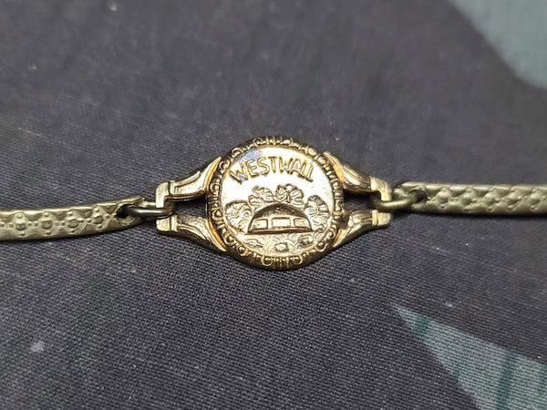 WWII German Westwall Siegfried Line Sweetheart Bracelet