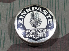 WWII German Zink Paste Tin for Skin Irritants