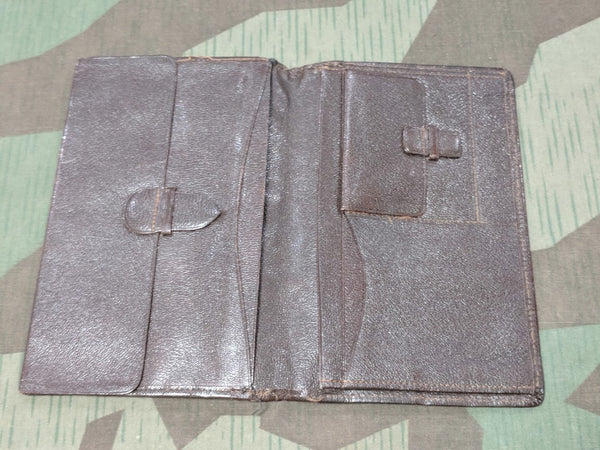 Vintage 1930s / 1940s German Brown Leather Wallet