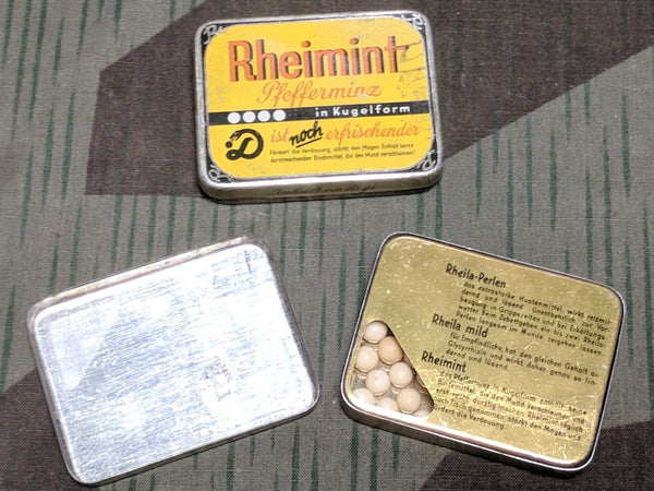 WWII-era German Rheimint Peppermint Tins