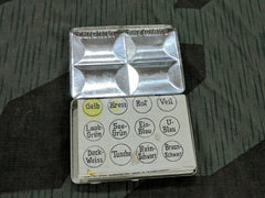 Vintage WWII German Small Water Color Paint Set Unused