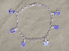 WWII Merchant Marine USMS US Maritime Service Sweetheart Bracelet