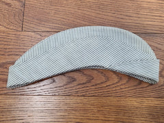 WWII Navy WAVES Women's Seersucker Uniform Garrison Cap Sidecap Hat