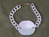WWII SPARS US Coast Guard Women's ID Bracelet