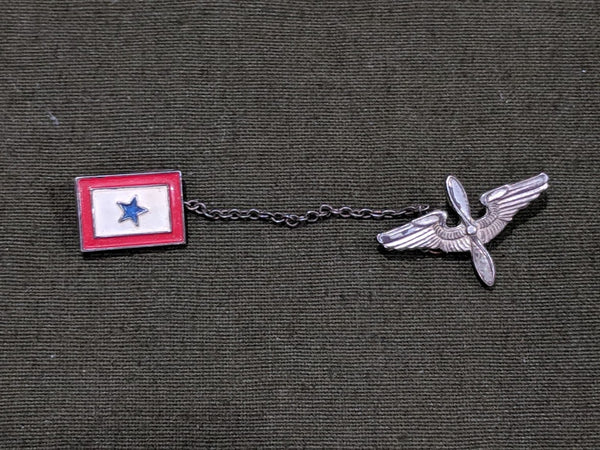 WWII Sweetheart Army Air Corps in Service Pin