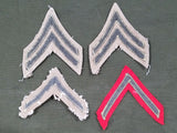 WWII USMCWR Women's Marine Rank Patches