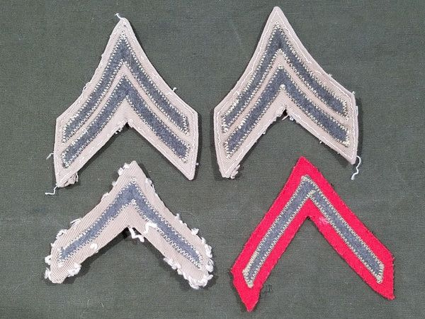 WWII USMCWR Women's Marine Rank Patches