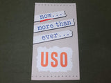 WWII USO Pamphlet Brochure Booklet