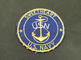 WWII US Navy Sweetheart Pocket Mirror USN Anchor