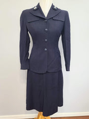 WWII US Navy Women's WAVES Uniform Set: Jacket and Skirt