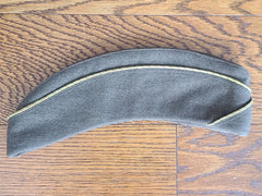 WWII WAC OD Green Women's Army Garrison Hat Side Cap Uniform