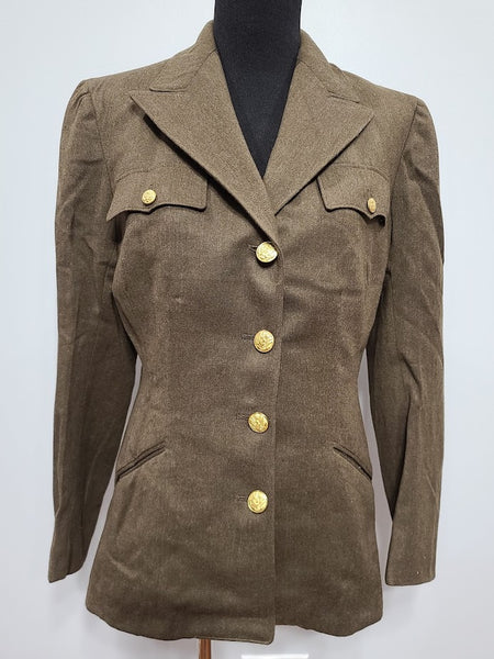WWII WAC Women's Army Uniform Jacket (Size 16L)