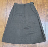 WWII WAC Women's OD Uniform Skirt (Size 12)