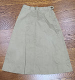 WWII Women's Army WAC Khaki Uniform Skirt Size 10
