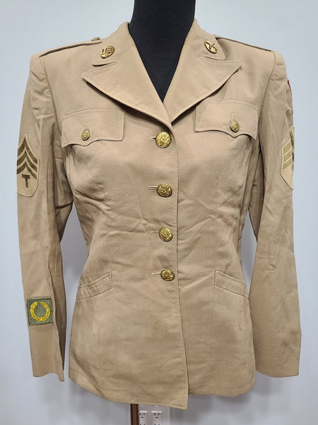 WWII Women's Khaki WAC Uniform Jacket 16R