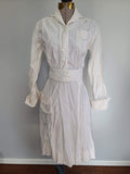 WWII Women's Navy Nurse NNC White Indoor Uniform Dress