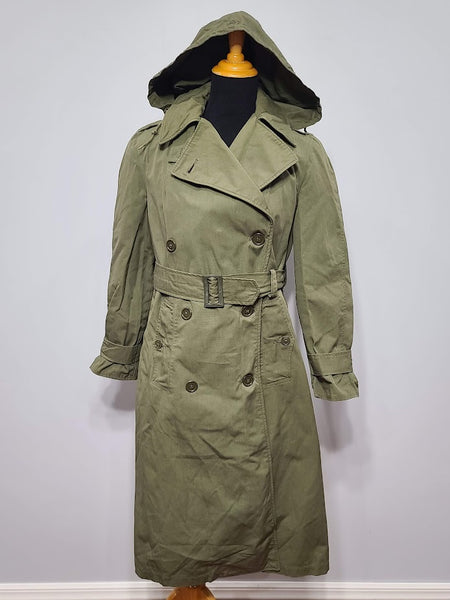 WWII Women's Officer's Uniform Overcoat with Liner and Hood 10R