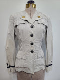 SPARS Coast Guard Officer's Seersucker Jacket <br> (B-35" W-26.5")