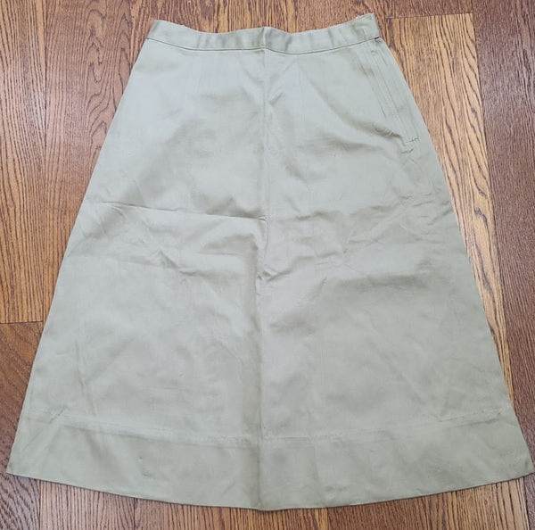 WWII Women's WAAC / WAC Khaki Uniform Skirt (Size 16)