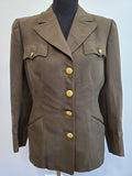 Original WWII Women's WAC / ANC Officer's Jacket Uniform 16S