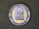WWII Women's War Worker ID Badge Edward G. Budd Mfg.