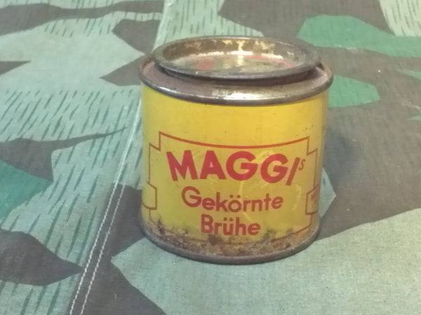 WWII era German Maggi's Gekörnte Brühe Soup Mix Can Rations