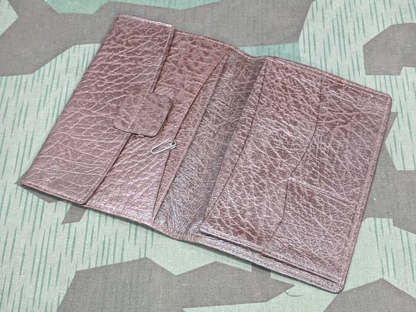 German Dark Brown Leather Wallet