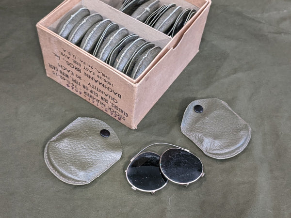 U.S. Clip On Sunglasses WWII Pattern 1949