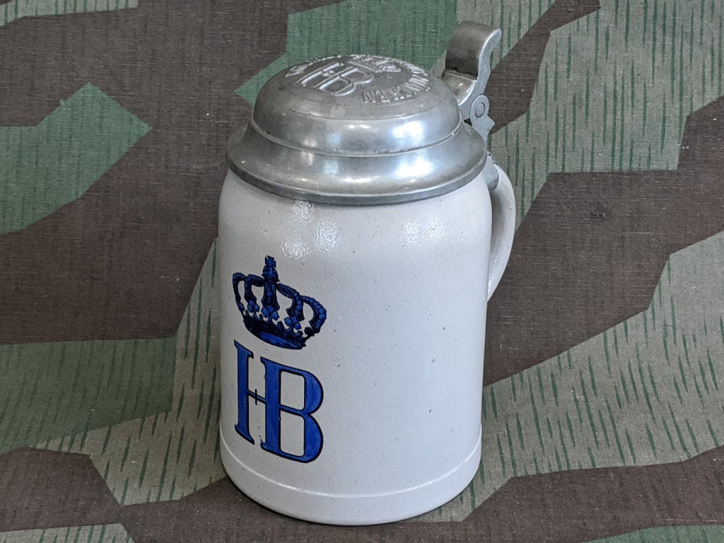HB Hofbräuhaus München Bierkrug – 1 Liter, Mikrowellengeeignet, Originaler Bierkrug Aus München