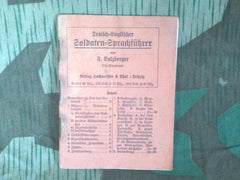 WWI / WWII German Deutsch-Englischer Soldaten-Sprachführer