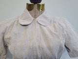 US Navy WAVES Seersucker Working Uniform Dress <br> (B-35" W-23" H-32")