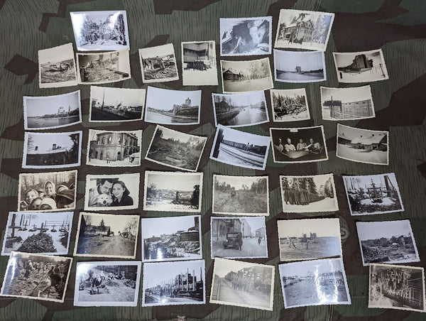 German Soldier's Photo Lot 40 Pieces