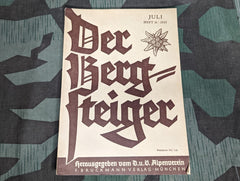Der Bergsteiger Magazine July 1937