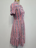 German Stripe Print Dress <br> (B-34.5" W-28" H-37")