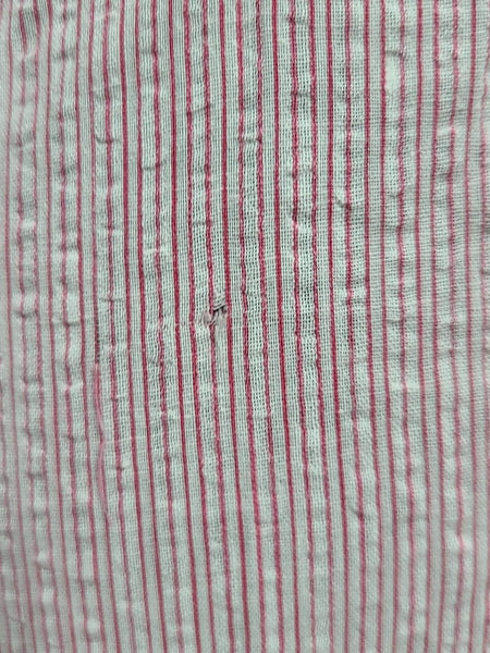 Pink and White Striped Dress (as-is) <br> (B-37" W-27.5" H-37")