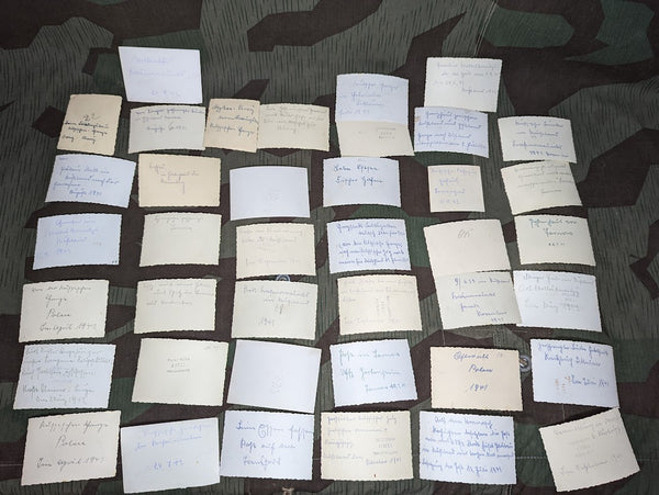 German Soldier's Photo Lot 40 Pieces
