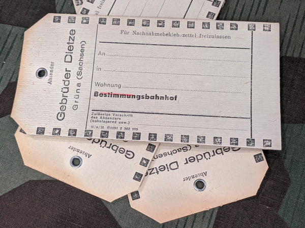 Paper Shipping Tags from Gebrüder Dietze