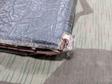 Leather Desk Blotter with Embossed Ship