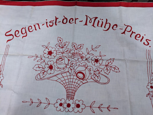 Segen ist der Mühe Preis Linen Cloth