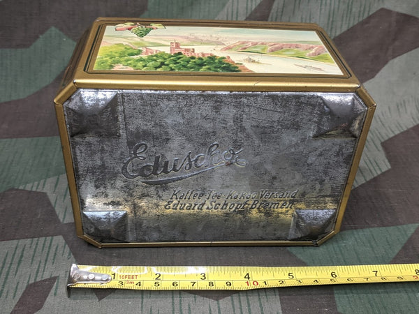 Eduscho Seaside Nature Themed Coffee Tea Kakao Tin