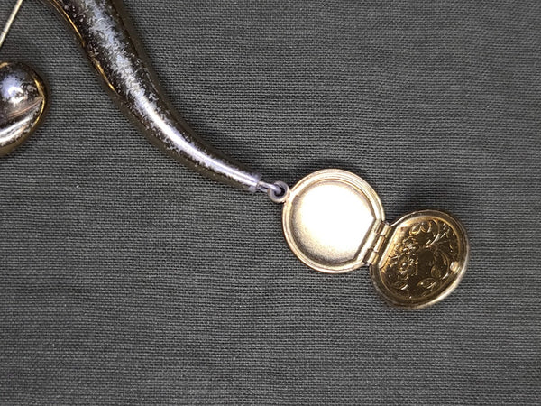 Silson Question Mark Locket Brooch