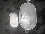 Oval German Food Container Aluminum