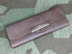Leather Pen and Pencil Case AS-IS