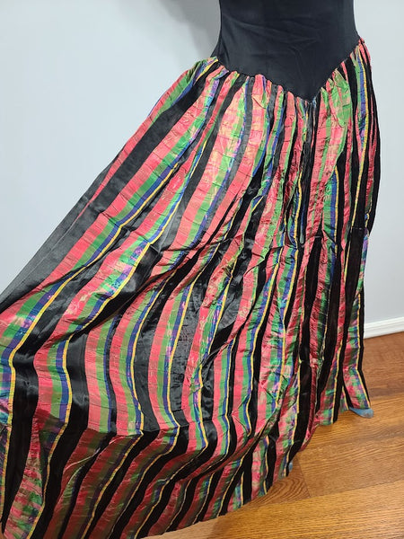 Gown with Colorful Skirt <br> (B-30" W-22" H-full)