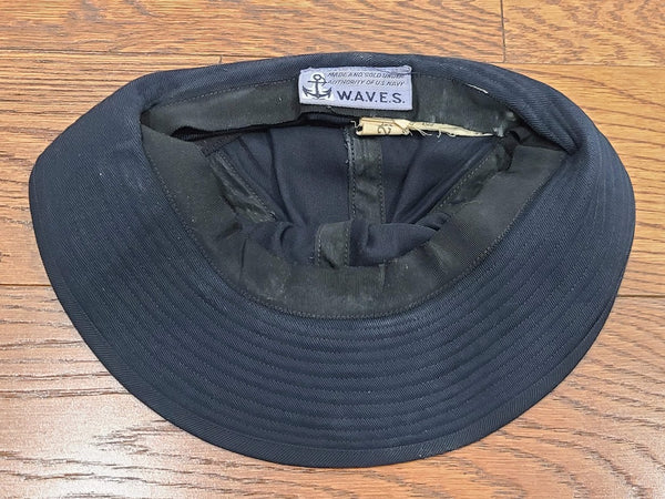 Navy WAVES Hat with Blue Cover (Size 22 1/2)