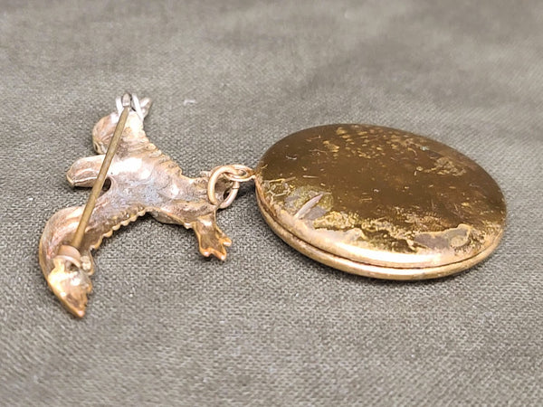 Sweetheart Eagle Pin with Army Air Corps Locket